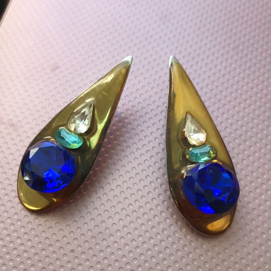 Vintage Post Earrings